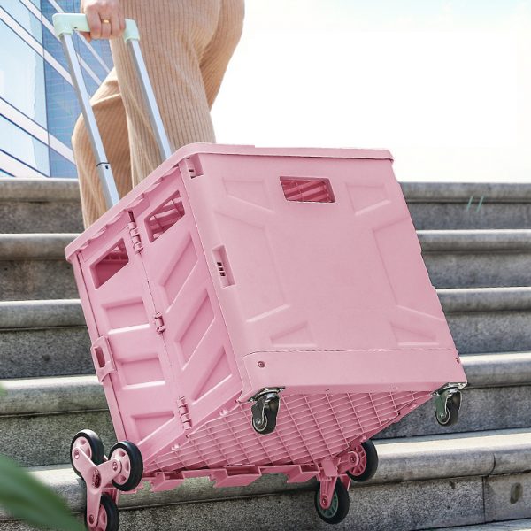 caja plegable con ruedas